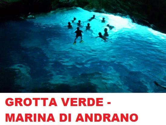 Вілла La Terrazza Di Fabrizio 5 Minuti Dal Mare Андрано Екстер'єр фото